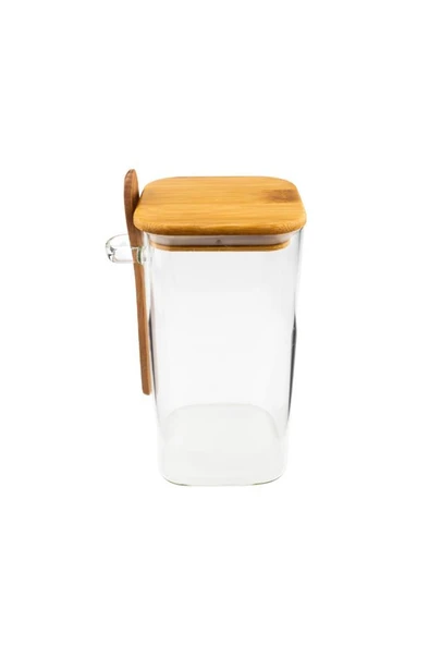 Bambum Spicy - Kaşıklı Cam Saklama Kabı 15cm ürün görseli