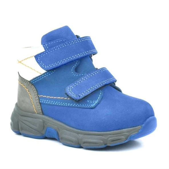 Rakerplus Hakiki Deri Mavi Bebek Spor Bot Ayakkabı - 10