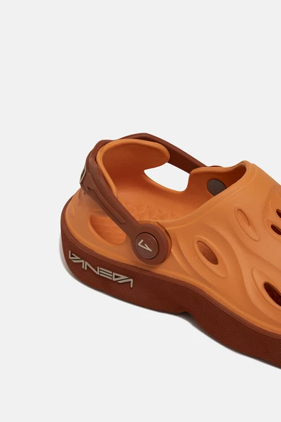 5517 Vaneda Pro Hybrid Sandalet Erkek Terlik Turuncu - Resim 7