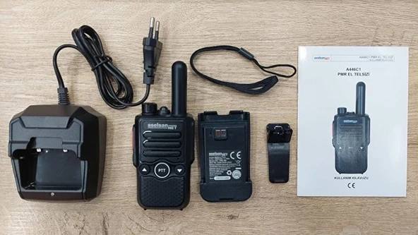 Aselsan A446c1 10km Mesafeli Pmr El Telsizi 2'li Set - Resim 5
