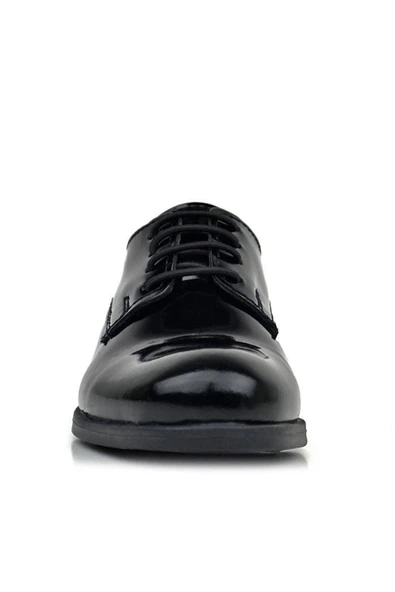 Rakerplus Siyah Rugan Bağcıklı Oxford Çocuk Ayakkabı - Resim 11