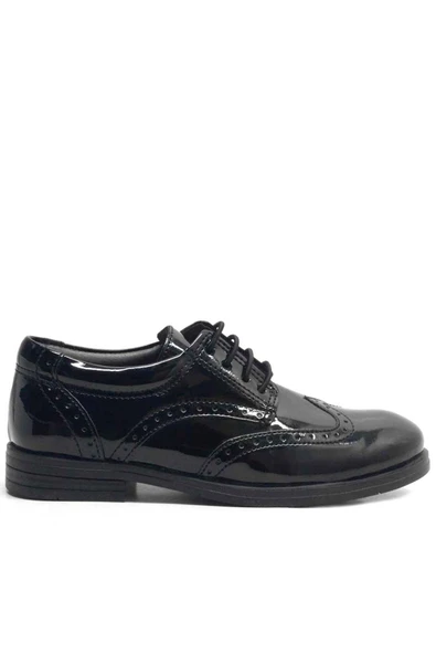 Rakerplus Titan Rugan Bağcıklı Klasik Erkek Çocuk Okul Ayakkabı - 10