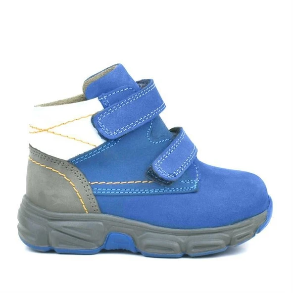 Rakerplus Hakiki Deri Mavi Bebek Spor Bot Ayakkabı - 2