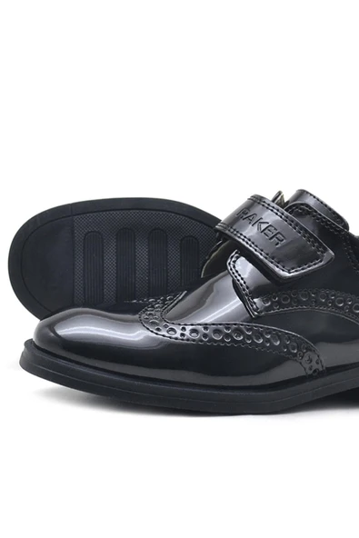 Rakerplus Cırtlı Oxford Erkek Çocuk Rugan Ayakkabı - Resim 7