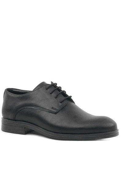 Rakerplus Siyah Mat Bağcıklı Oxford Çocuk Okul Ayakkabısı - 2