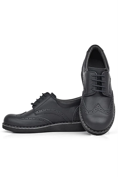 Rakerplus Hidra Yüksek Taban Bağcıklı Erkek Genç Okul Ayakkabısı - 12