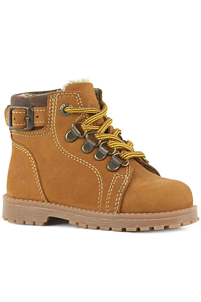 Rakerplus Griffon Hakiki Deri Sarı Kürklü Çocuk Bot - Resim 8