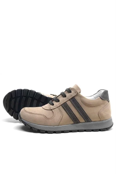 Rakerplus Hakiki Deri Kum Fermuarlı Erkek Çocuk Spor Okul Ayakkabı - 4