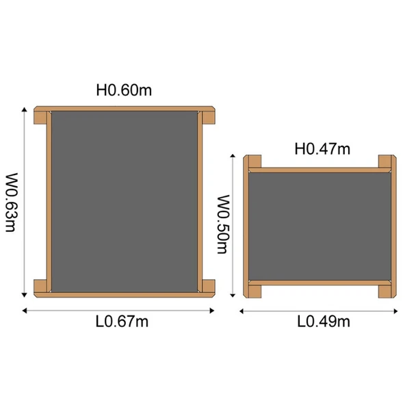 Plum Ahşap Kum ve Su Masaları - Resim 3