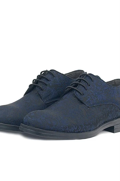 Rakerplus Lacivert Takım Elbise Klasik Çocuk Ayakkabı - 8