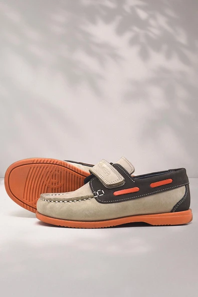 Rakerplus Simurg Hakiki Deri Kum Kahve Günlük Erkek Çocuk Ayakkabı ürün görseli