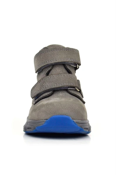 Rakerplus Hakiki Deri Gri Taba Nubuk Bebek Spor Bot Ayakkabı - Resim 4