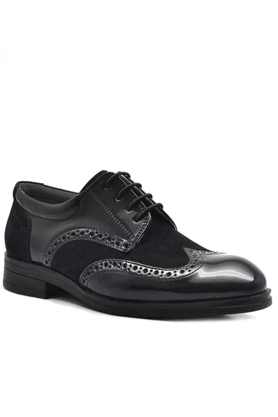 Rakerplus Titan Siyah Rugan Süet Klasik Erkek Çocuk Ayakkabı ürün görseli