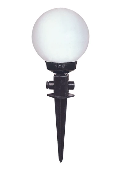 Şanlı Saplamalı (KAZIKLI) Bahçe Aydınlatma Armatürü 25cm Lik Gloplu Boy 55cm
