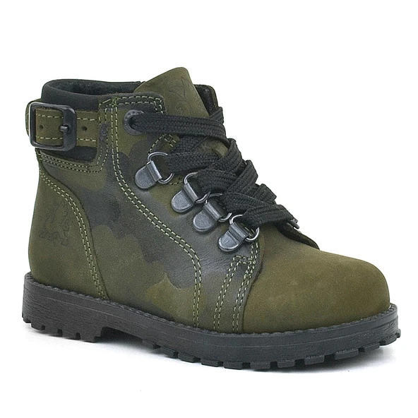 Rakerplus Griffon Hakiki Deri Haki Yeşil Kamuflaj Bebek Bot ürün görseli 1