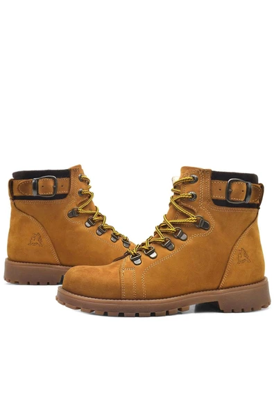 Rakerplus Griffon Hakiki Deri Sarı Kürklü Çocuk Bot - Resim 7