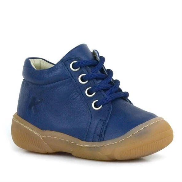 Anatomik Yumuşak Hakiki Deri Fermuarlı Lacivert Bebek Bot Ayakkabı - 7