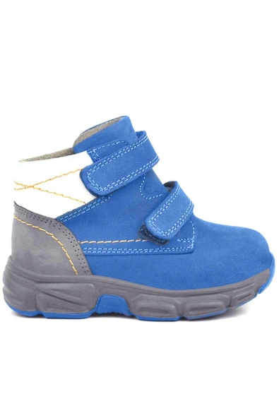Rakerplus Hakiki Deri Mavi Bebek Spor Bot Ayakkabı - 2
