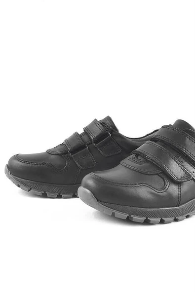 Rakerplus Siyah Cırtlı Erkek Çocuk Spor Okul Ayakkabı - Resim 6