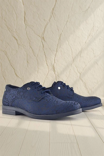 Rakerplus Lacivert Metal Detaylı Takım Elbise Çocuk Klasik Ayakkabı - 10