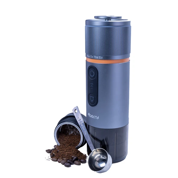 Taşınabilir Kahve Makinesi Pro Max – Şarjlı, Taşınabilir, Kapsül ve Toz Kahve Uyumlu GRI - 4