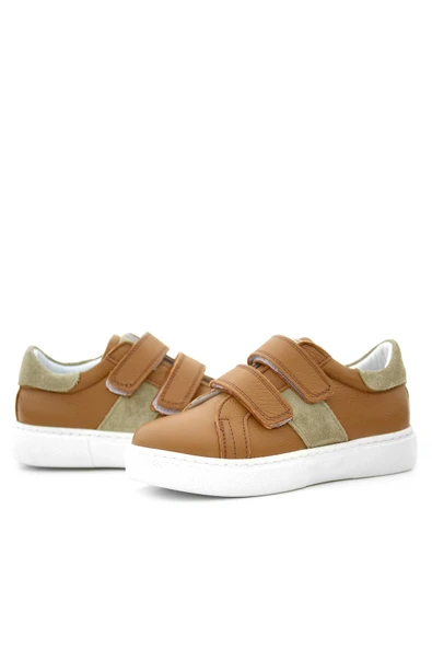 Hakiki Deri Taba Cırt Cırtlı Çocuk Spor Ayakkabı - Resim 8