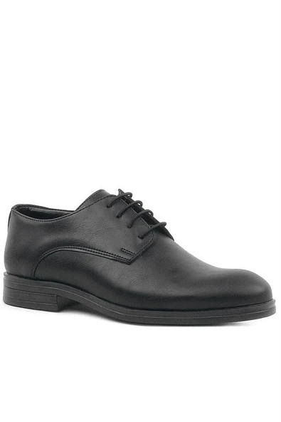 Rakerplus Siyah Mat Bağcıklı Oxford Çocuk Okul Ayakkabısı - 8