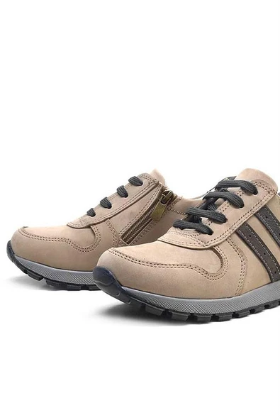 Rakerplus Hakiki Deri Kum Fermuarlı Erkek Çocuk Spor Okul Ayakkabı - 12