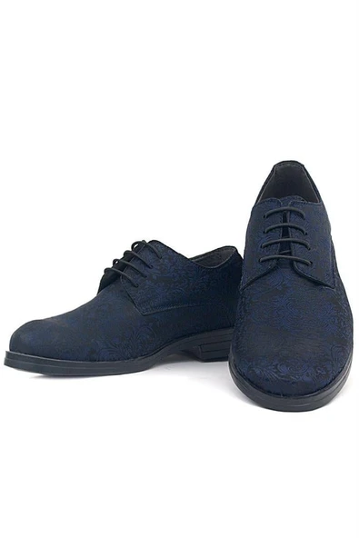 Rakerplus Lacivert Takım Elbise Klasik Çocuk Ayakkabı - 7