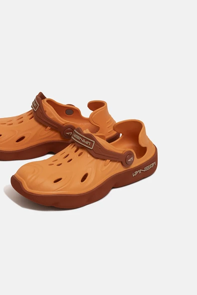 5517 Vaneda Pro Hybrid Sandalet Erkek Terlik Turuncu - Resim 6