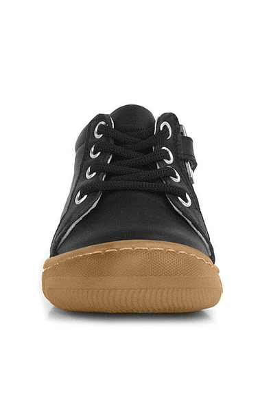 Anatomik Yumuşak Hakiki Deri Fermuarlı Siyah Bebek Bot Ayakkabı - Resim 12