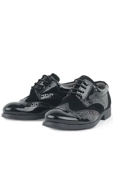 Rakerplus Titan Rugan Bağcıklı Klasik Erkek Çocuk Ayakkabı - Resim 4