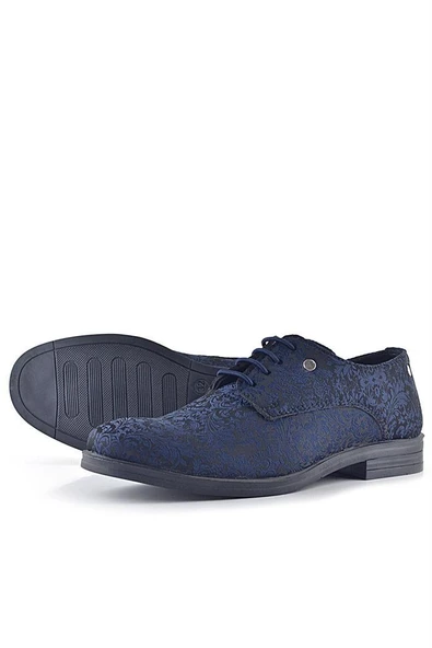 Rakerplus Lacivert Metal Detaylı Takım Elbise Çocuk Klasik Ayakkabı - 7