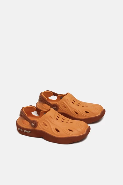 5517 Vaneda Pro Hybrid Sandalet Erkek Terlik Turuncu - Resim 4