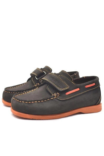 Rakerplus Simurg Hakiki Deri Cırtlı Spor Erkek Çocuk Ayakkabı - 4