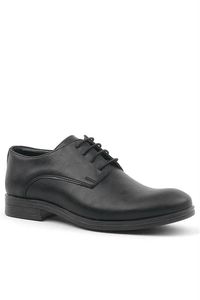 Rakerplus Siyah Mat Bağcıklı Oxford Çocuk Okul Ayakkabısı - 9