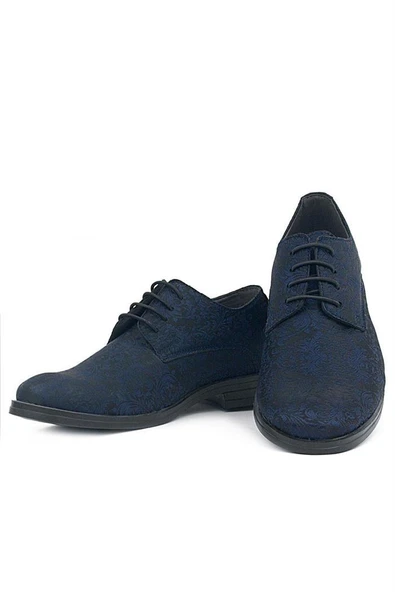 Rakerplus Lacivert Takım Elbise Klasik Çocuk Ayakkabı - 8