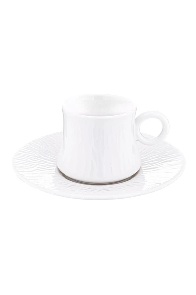 Bambum lara porselen fincan takımı seti 6 kişilik 12 parça - Resim 3