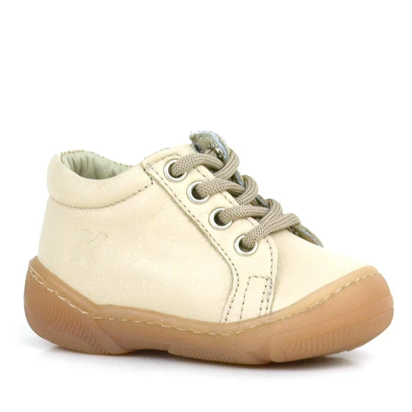 Anatomik Yumuşak Hakiki Deri Fermuarlı Bej Bebek Bot Ayakkabı ürün görseli