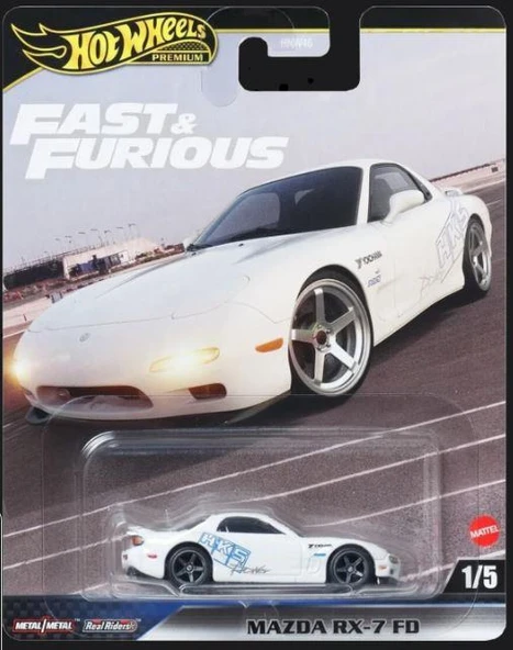Hot Wheels Premium Fast & Furious Mazda RX-7 FD HNW46 JBL93 ürün görseli