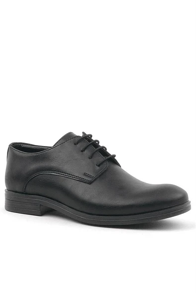 Rakerplus Siyah Mat Bağcıklı Oxford Çocuk Okul Ayakkabısı - 2