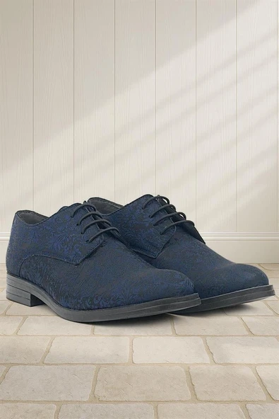 Rakerplus Lacivert Takım Elbise Klasik Çocuk Ayakkabı - 9