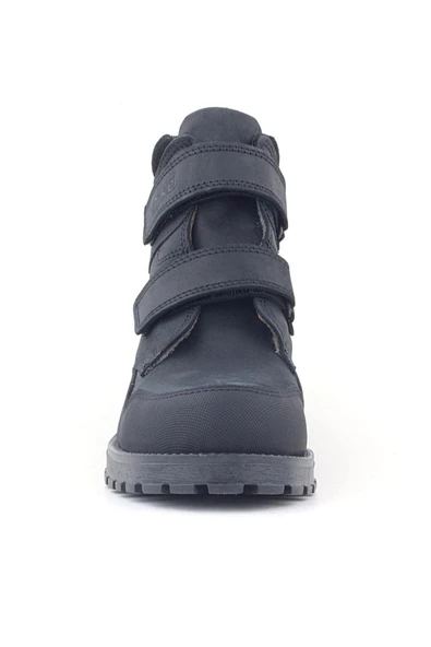 Rakerplus Pixel Hakiki Deri Siyah Nubuk Cırtlı Erkek Çocuk Bot - Resim 12