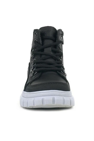 Rakerplus Hakiki Deri Siyah Fermuarlı Erkek Çocuk Bot - Resim 5