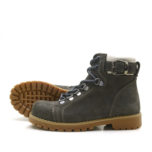 Rakerplus Griffon Hakiki Deri Fermuarlı Kışlık Unisex Çocuk Bot - Resim 5