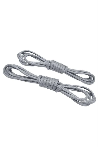 70 Cm Gri Mumlu Klasik Ayakkabı Bağcığı - Resim 2