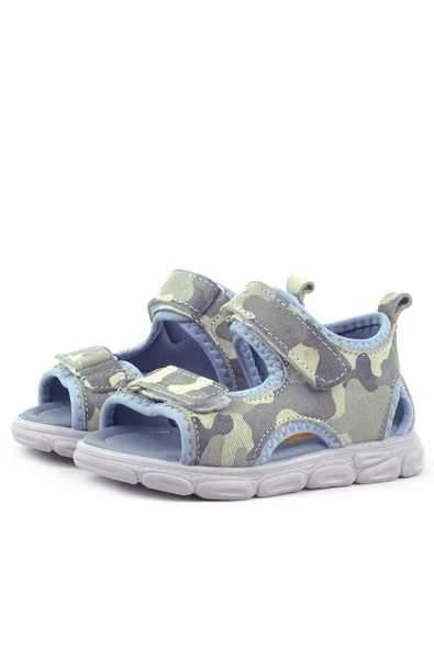 Rakerplus Wisps Hakiki Deri Bej Kamuflaj Bebek Sandalet - 4