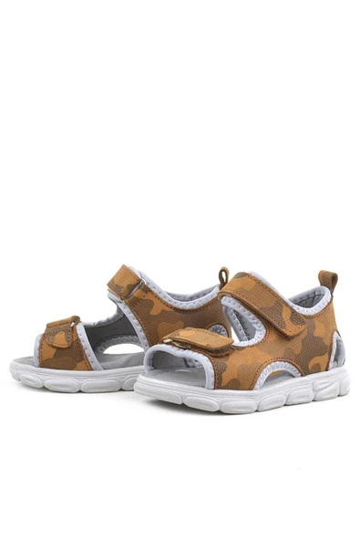 Rakerplus Wisps Hakiki Deri Taba Kamuflaj Bebek Sandalet - 5
