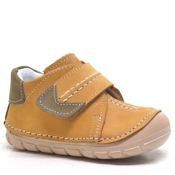 Rakerplus Popeye Hakiki Deri Taba İlk Adım Unisex Bebek Ayakkabısı - Resim 12