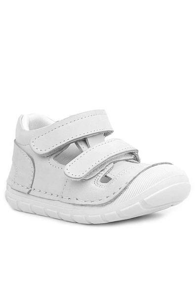 Rakerplus Ruby Hakiki Deri Beyaz Yazlık İlk Adım Ayakkabısı ürün görseli